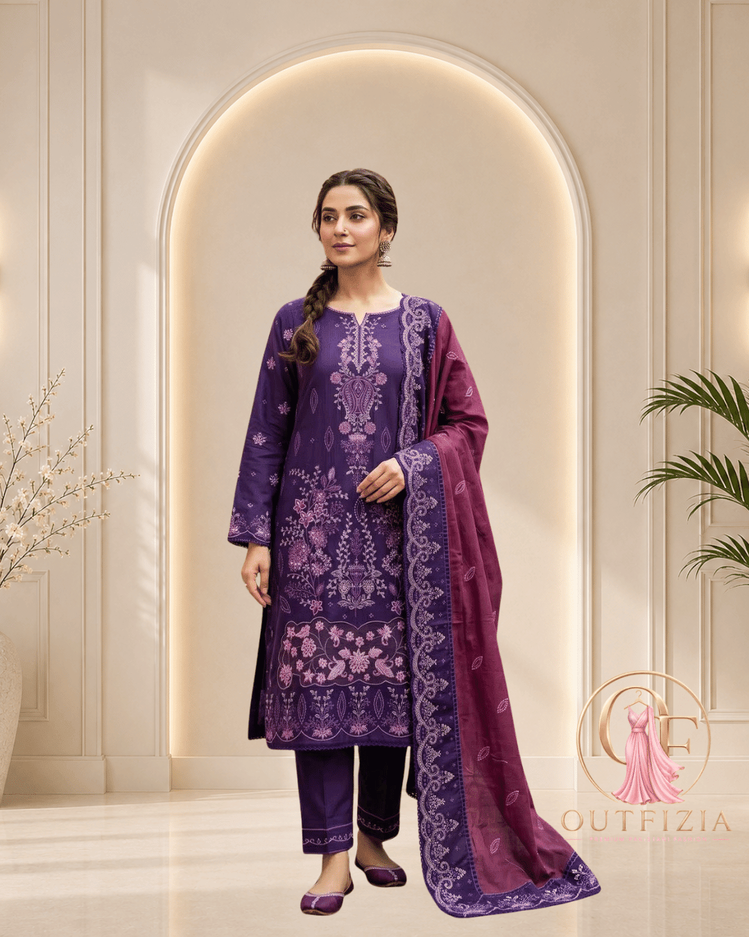 Winter Embroidered Unstitched Collection Trends - Outfizia