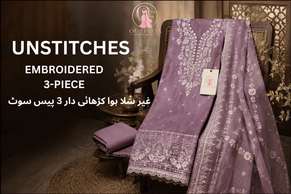 OUTFIZIA UNSTITCHES  EMBROIDERED  3-PIECE (1)